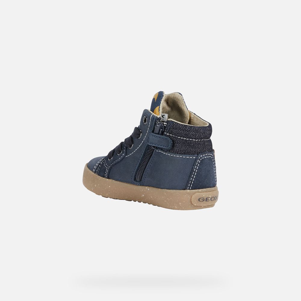 Tenis Geox Bebe Azul Marinho - Kilwi Boy - NYFHP4231